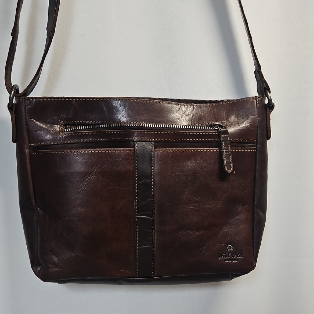 Wild West Leather Brown Shoulder Bag